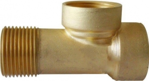 Brass 3 Way Tee 25mm